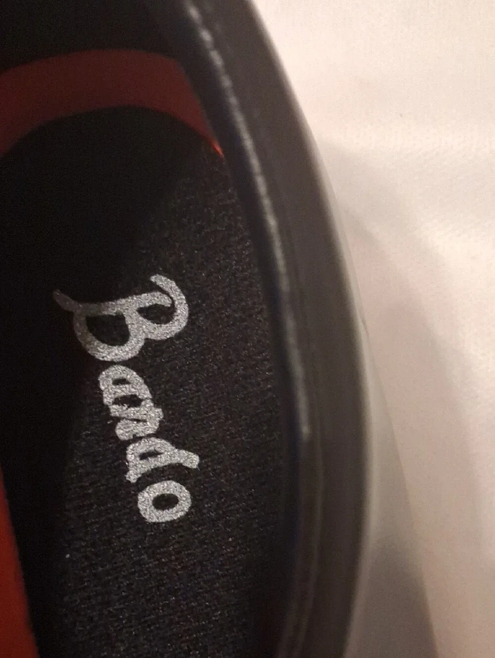 Bando Black Derby Shoes with Orange Insole Accent